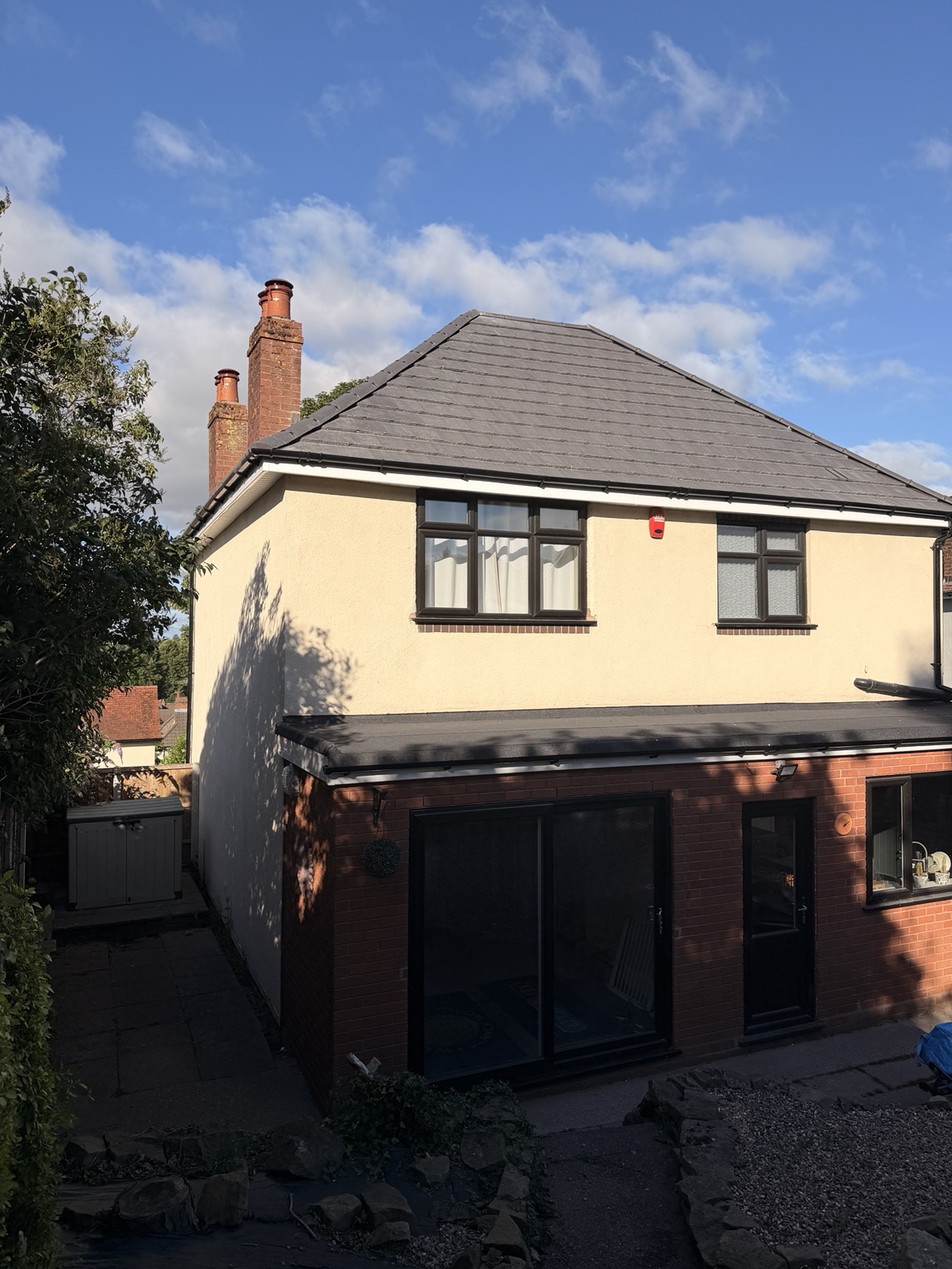 Completed roof replacement